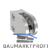 ECONOMY Glasklemmbeschlag f�r Rundrohr 33,7 mm, f�r Glas/Blech,Edelstahl V2A