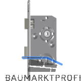 SAG Einstemmschloss 1 246000 BB,DM 55,Stulp 235x18x3mm, links, silber lackiert