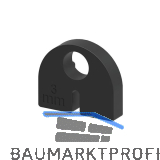 ECONOMY Einlage zu Glasklemmbeschlag Modell 20 f�r 3 mm Blechplatte, Gummi