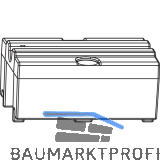 MACO HS Stangenf�hrung f�r Laufschiene flach, PROFINE PremiDoor, silber (364134)