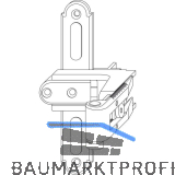MACO RUSTICO Ladenkreuzband BLR gekr�pft Gr. 1, verstellbar, schwarz (56966)