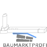 MACO RUSTICO Ladenverstellkloben BLR mit Seitenverstellung Gr. L135, schwarz