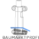 MACO RUSTICO Ladenendverschluss m. Stangenausschluss, links schlie�end, schwarz