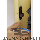 MACO RUSTICO T�rladenhalter f�r Mauermontage, Mauerabstand 35 mm, schwarz