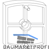 MACO RUSTICO Unterlage f�r Anschlagpuffer Rasthalter, St�rke 5 mm, schwarz