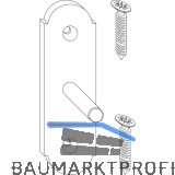 MACO RUSTICO St�tzplatte f�r Ladenhalter, schwarz (57054)