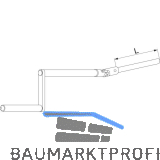 MACO RUSTICO Bedienungskurbel BLR mit Kreuzgelenk, L=240 mm, schwarz (23635)
