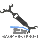 Montageschl�ssel zu Glaspunkthalter, Edelstahl matt V2A