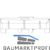 MACO Schlie�teil HG PVC 12/20-13, KBE/K�MMERLING/TROCAL 76, silber (364184)