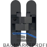 ANSELMI T�rband verdeckt AN 140 3D, Gro�packung, Zamak schwarz