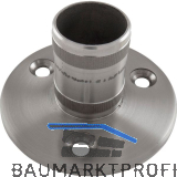 ECONOMY Flansch innen f�r Rohr � 42,4 x 2,0 mm,Edelstahl geschliffen V2A