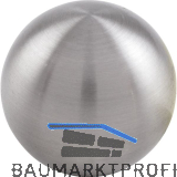 ECONOMY Rohrabschlusskugel f�r Rohr � 12 mm,Edelstahl geschliffen V2A