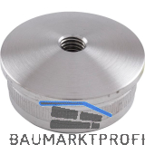 ECONOMY R�ndelkappe gew�lbt hohl, Rohr 42,4 x 2 ,Edelstahl geschliffen V2A, M8