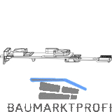 MACO MM Endverschluss Stulpfl�gelgtr. Beschlagsnut unten, Kippschwinge (209637)