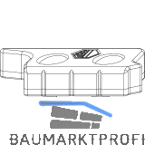 MACO MM Hebeteil Falzluft 12 mm Eurofalz 18 mm 9V silber links (356299)