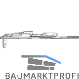 MACO MM Endverschluss Stulpfl�gelgetriebe Euronut oben mit Schlie�teil