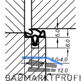 Innent�rdichtung EV 5990, Kunststoff beige