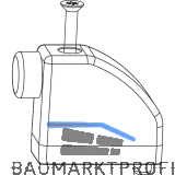 MACO HS Anschlagpuffer mit Schraube, Fl�gelabstand 28 mm, silber (102946)