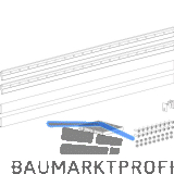 TERNO Glasklemmleisten-Set lang ESG/VSG 8-8,7 mm L= 900 mm silber