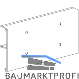 TERNO Clipadapterprofil 1380 f�r bauseitige Holzblende L=150 mm Alu natur