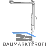 MACO MM Eckumlenkung senkrecht 1 iS, mit Zahnk�stchen, verl�ngerbar (210096)