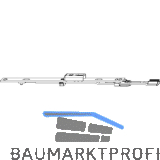MACO MM Stulpverl�ngerung Stulpfl�gelgetriebe Beschlagsnut L=235 mm silber