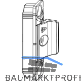 MACO MM Anpressverschluss verdeckt Fl�gelteil A 9V f�r Beschlagsnut, silber