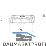 MACO Schlie�teil iS PVC 12/20-13, TROCAL, KBE, K�MMERLING, silber (362010)
