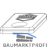 MACO MM Stulpniederhalter f�r kurze Getriebe, silber (213287)