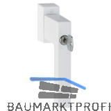 HOPPE Fenstergriff TOULON Sperrzylinder Secustik, VK 32-42 mm, weiss