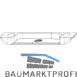 MACO MM Hebeteil, Falzluft 4 mm, Versatz 9 mm, silber, links (356505)