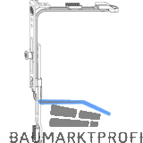 MACO MM Eckumlenkung kurz, Stulpverschraubung, 1 iS, silber (216712)