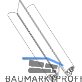 MACO HS Schlauchdichtung f�r Dichtungsschiene PVC, L=50 Meter, schwarz (467023)