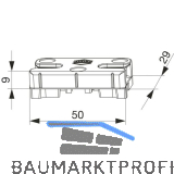 MACO Schlie�teil iS PVC 12/20-13, DECEUNINCK/WINSA, silber (96355)