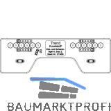 MACO Bohrlehre f�r Eck-/Scherenlager PVC mit 3 mm Positionszapfen
