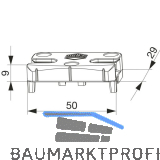 MACO Schlie�teil iS PVC 12/20-13, KBE/IVAPER/PLAFEN/PROPLEX, silber (96623)