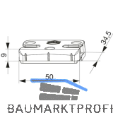 MACO Schlie�teil iS PVC 12/20-13, K�MMERLING/SALAMANDER/VEKA, silber (96656)
