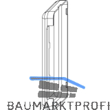 MACO Abdeckkappe Fl�gelteil f. Paumellenband, bronze hell (43801)