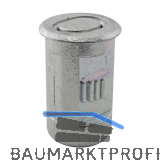 MACO Bodenb�chse versenkt, � 17 mm, H�he 30 mm, verzinkt