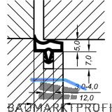 Innent�rdichtung AC 3967 KS, Kunststoff braun
