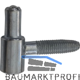 OTLAV Einbohrband Rahmenteil Typ 030, Band � 13 mm, Stahl verzinkt