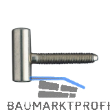 OTLAV Einbohrband Typ 100, Fl�gelteil, Band � 15 mm, Stahl vernickelt