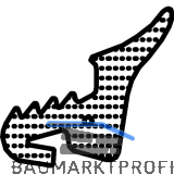 GUTMANN Dichtungsprofil D 191 F zu Spree-D 24 OF, L=120 m, EPDM schwarz