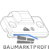ROTO NT/NX Mittelschlie�er verdeckt K/A/P Rahmenteil Nr.14 KBE/ROPLASTO/TROCAL