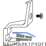 MACO RUSTICO Aushebesicherung BLR f�r Ladenband rechts, schwarz (13328)