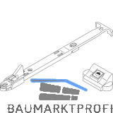 MACO RUSTICO Komfort-Ladenhalter f�r T�ren selbstarretierend, universal, schwarz