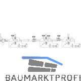 MACO RUSTICO Bohrlehre BLR Anschlag getrennt Band m. Lasche+Haltekonsole+Kloben