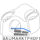 MACO RUSTICO Stangenf�hrung B=36 mm, Kunststoff schwarz (43648)