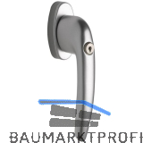 MACO Fenstergriff RHAPSODY - Sperrzylinder, VK 7x35 mm, Alu silber eloxiert