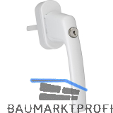 MACO Fenstergriff TRESOR - Sperrzylinder, VK 7 x 35 mm, Alu wei�